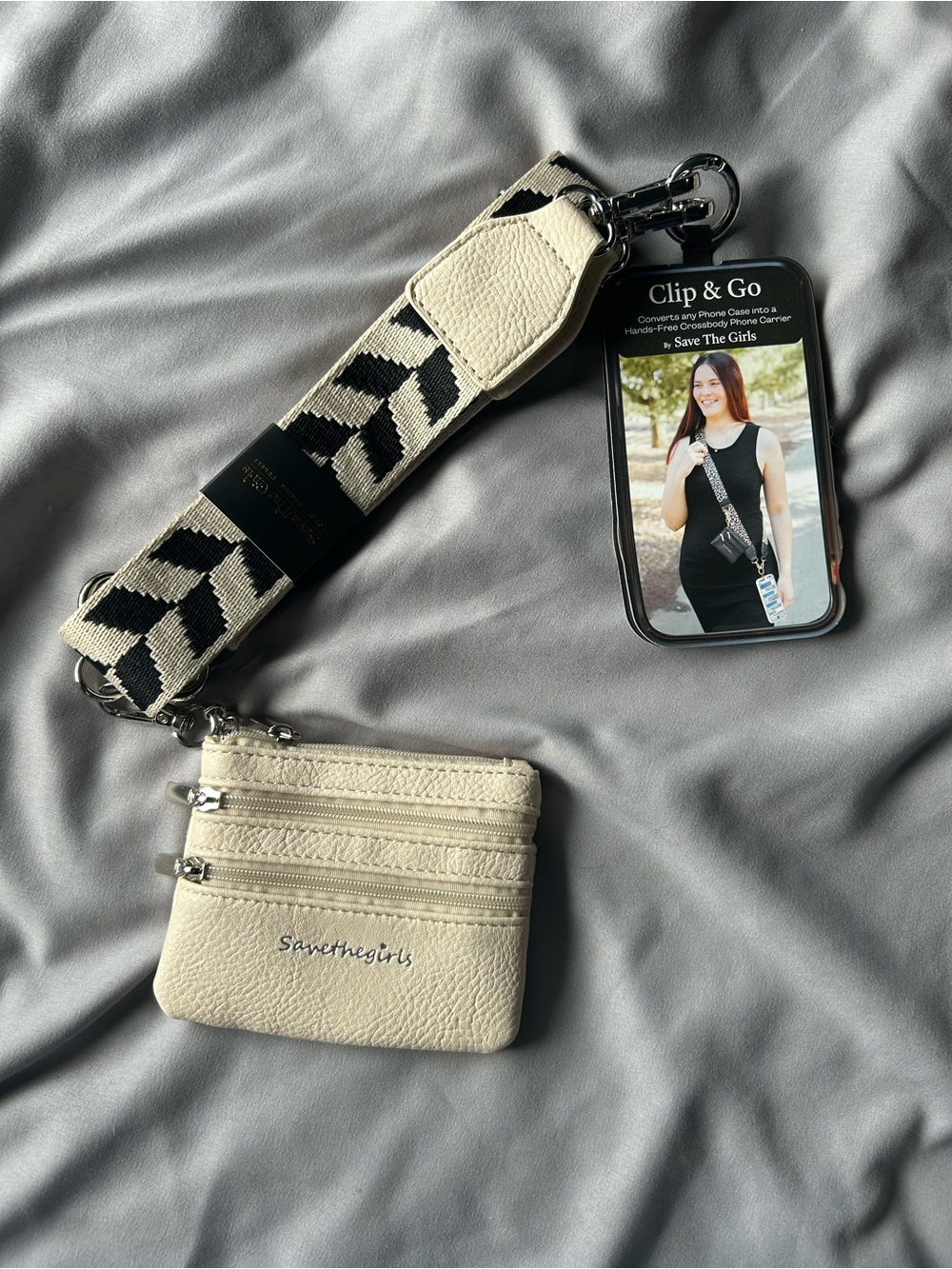 Save the girls Phone Carrier Wallet